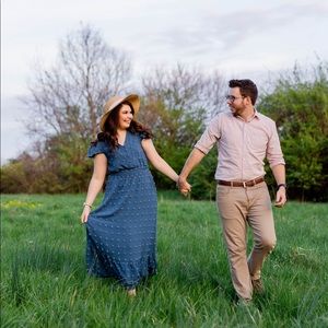 Swiss Dot Maxi Dress